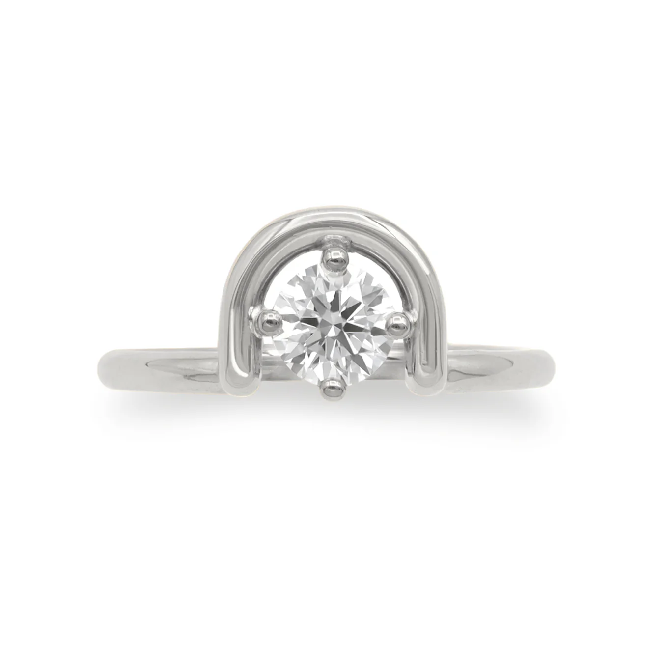 Lindy Ring • White Diamond • White Gold - Image 2