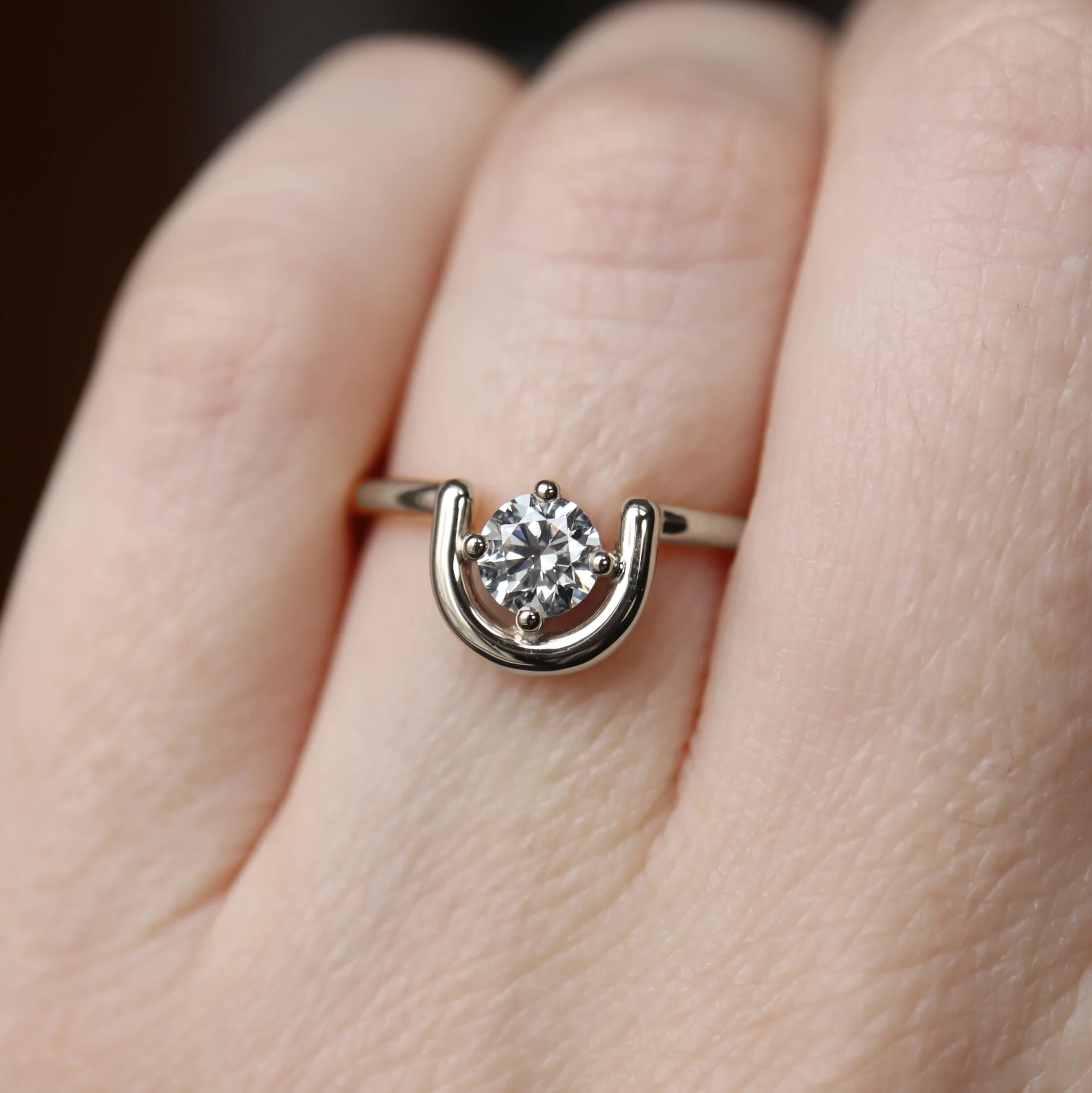 Lindy Ring • White Diamond • White Gold - Image 3