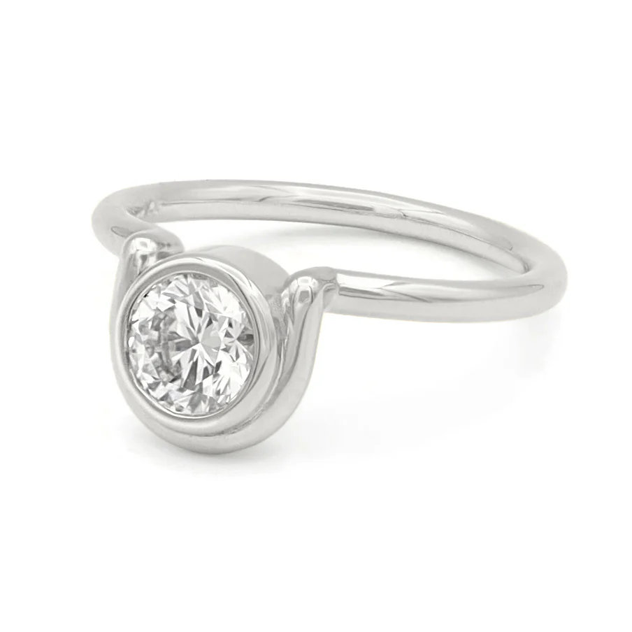 Ossa Ring • White Diamond • White Gold - Image 2