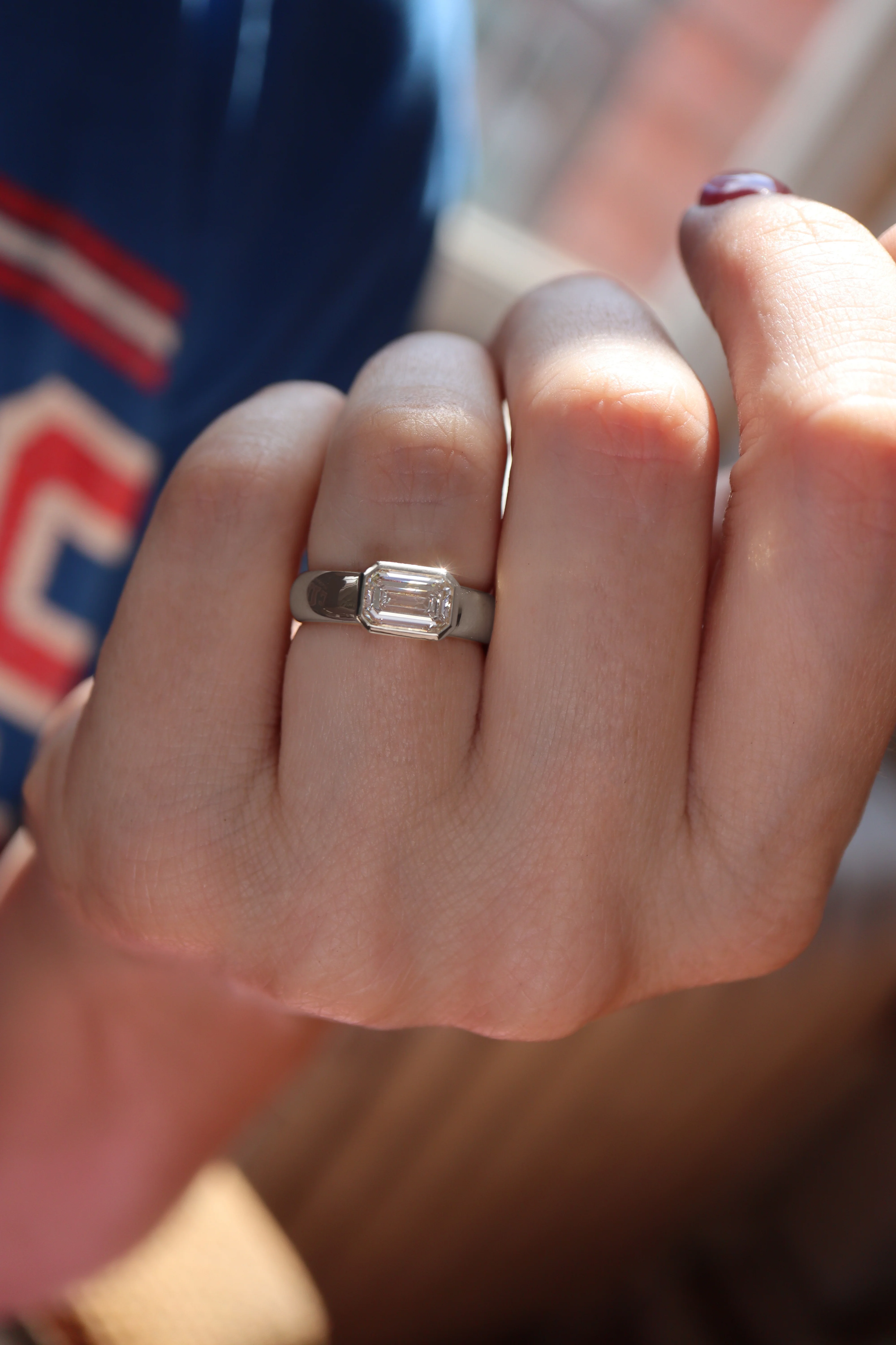Rowlands Ring • White Diamond • White Gold - Image 5