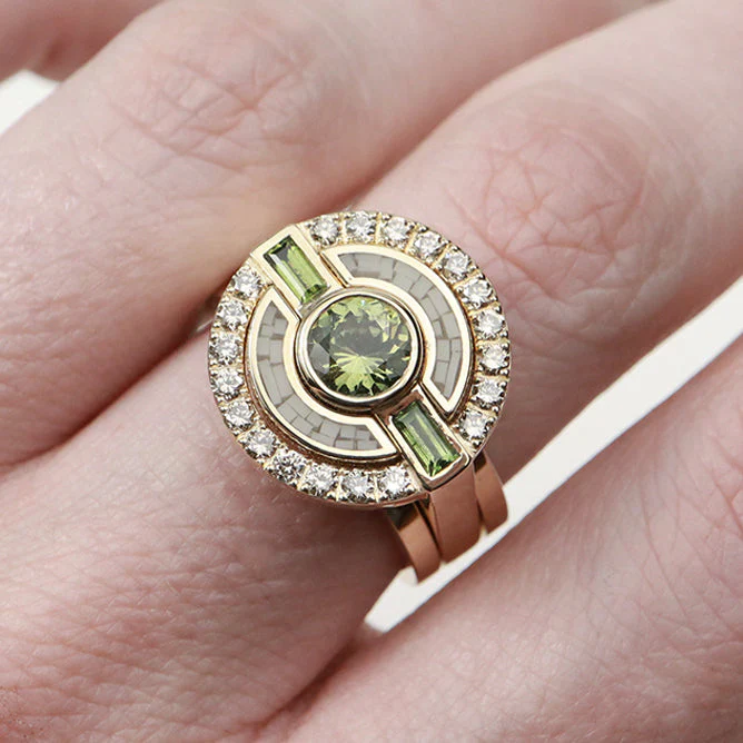 Sophie Ring • Green Sapphire • - Image 5