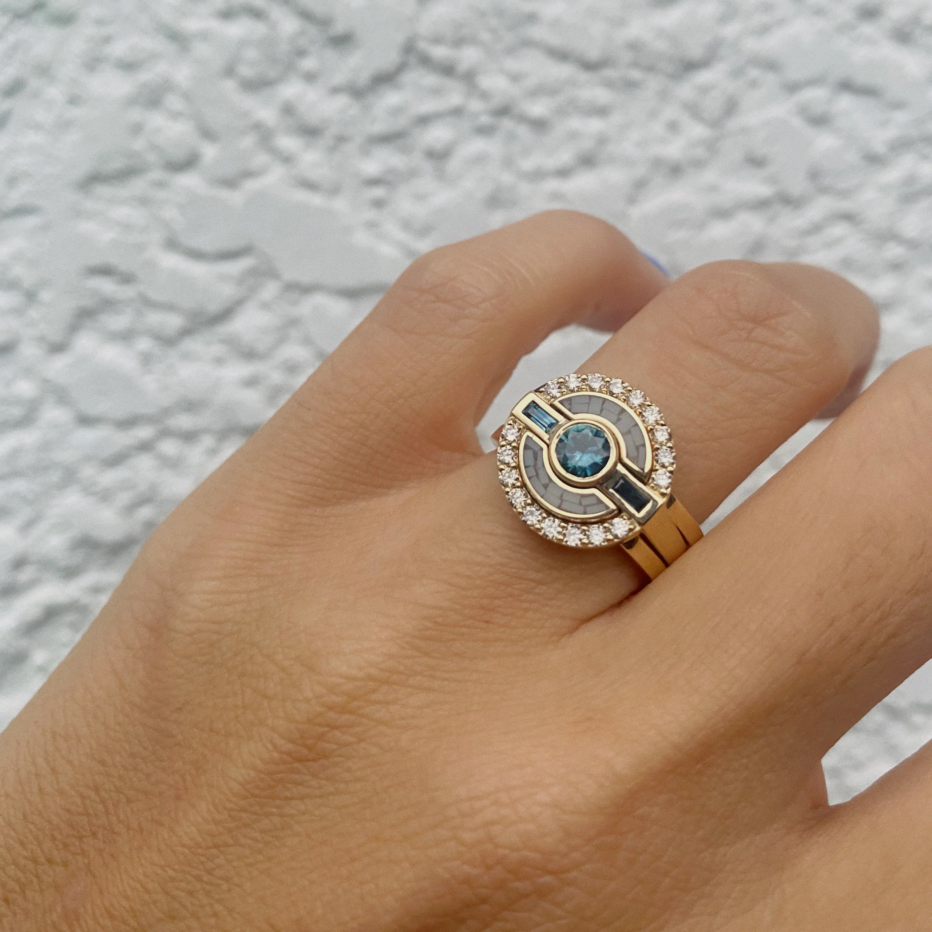 Sophie Ring • Blue Sapphire • - Image 4