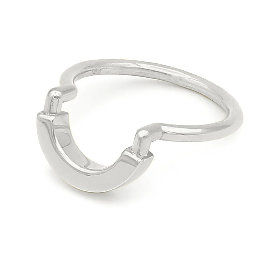 Tide Ring • Solid • White Gold - Image 2