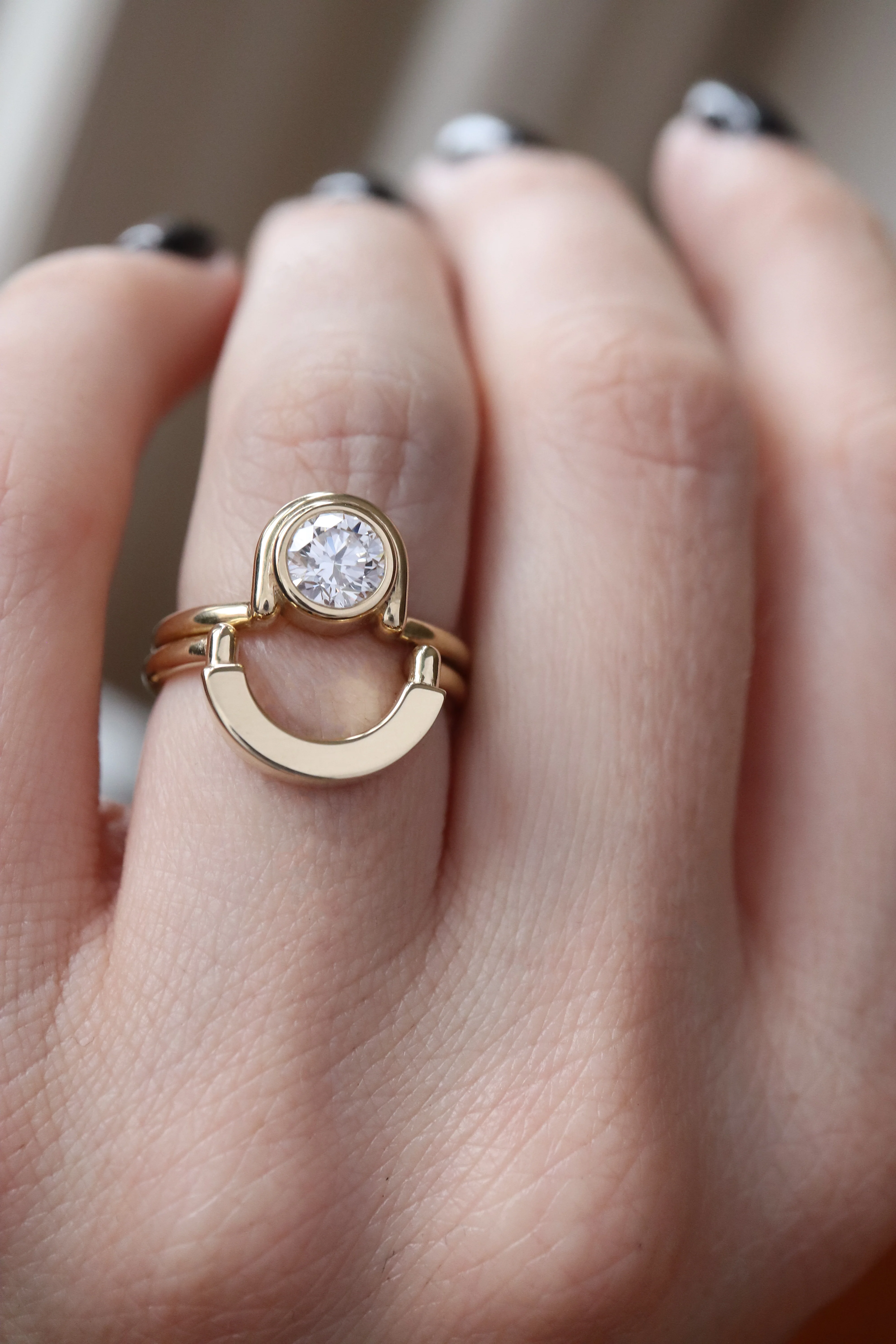 Tide Ring • Solid • Yellow Gold - Image 4